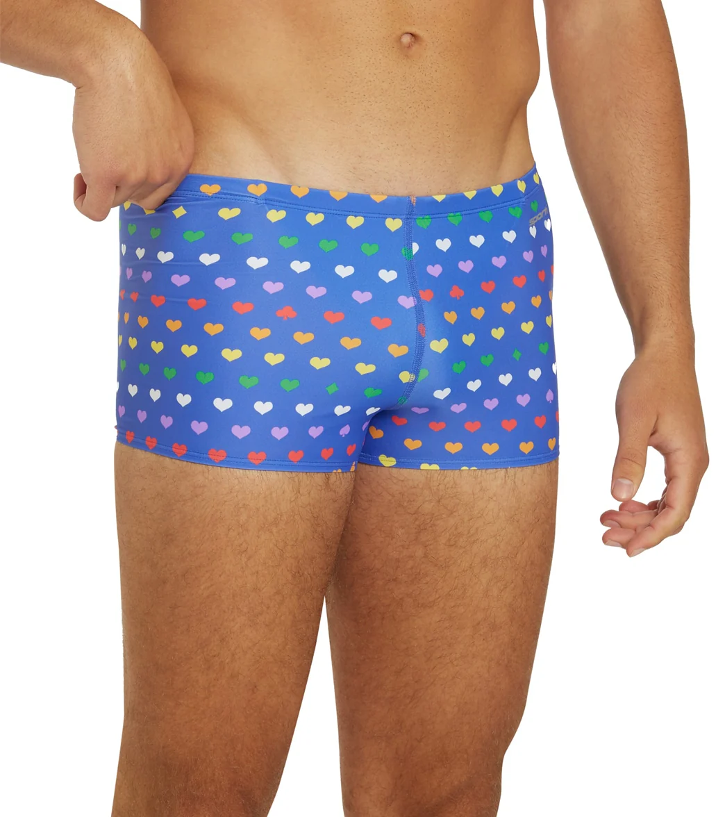 Sporti Rainbow Heart Square Leg Swimsuit - Image 6