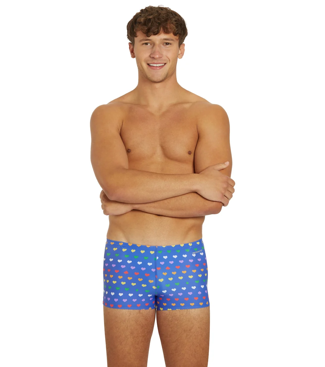 Sporti Rainbow Heart Square Leg Swimsuit - Image 9