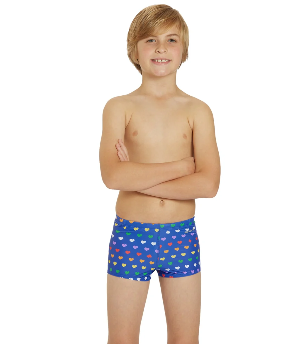 Sporti Rainbow Heart Square Leg Swimsuit Youth (22-28) - Image 11
