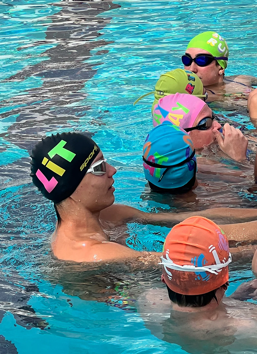 Sporti Rules Silicone Swim Cap - Image 5