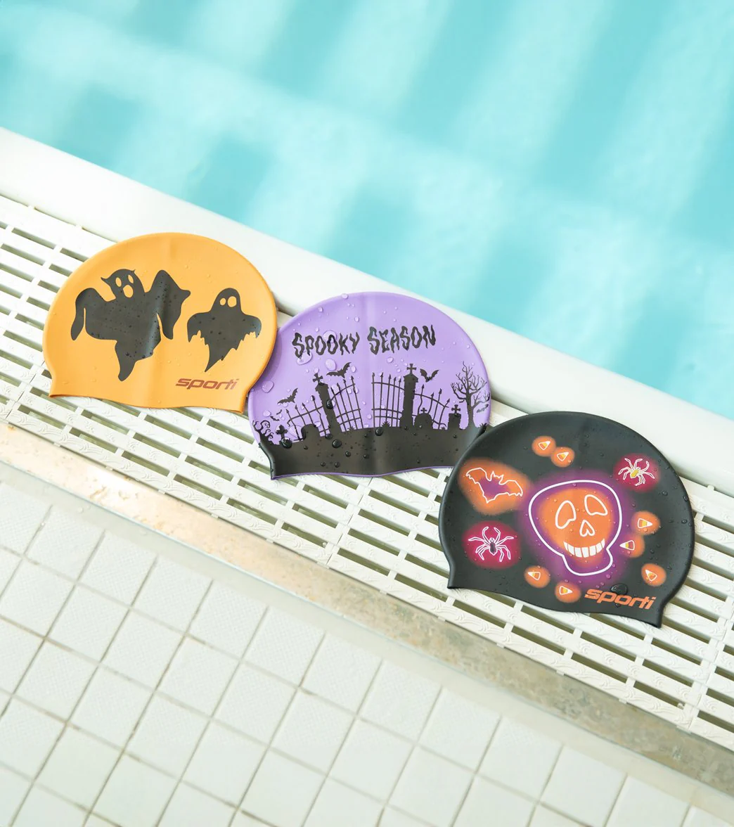 Sporti Scaredy Pants Silicone Swim Cap - Image 2
