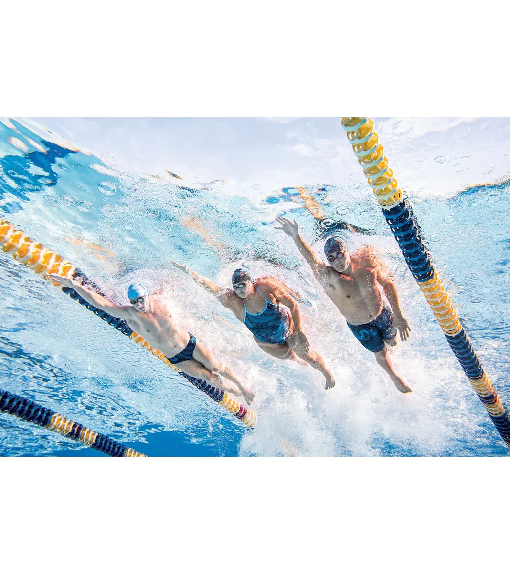Sporti Sonar Waves Silicone Swim Cap - Image 28
