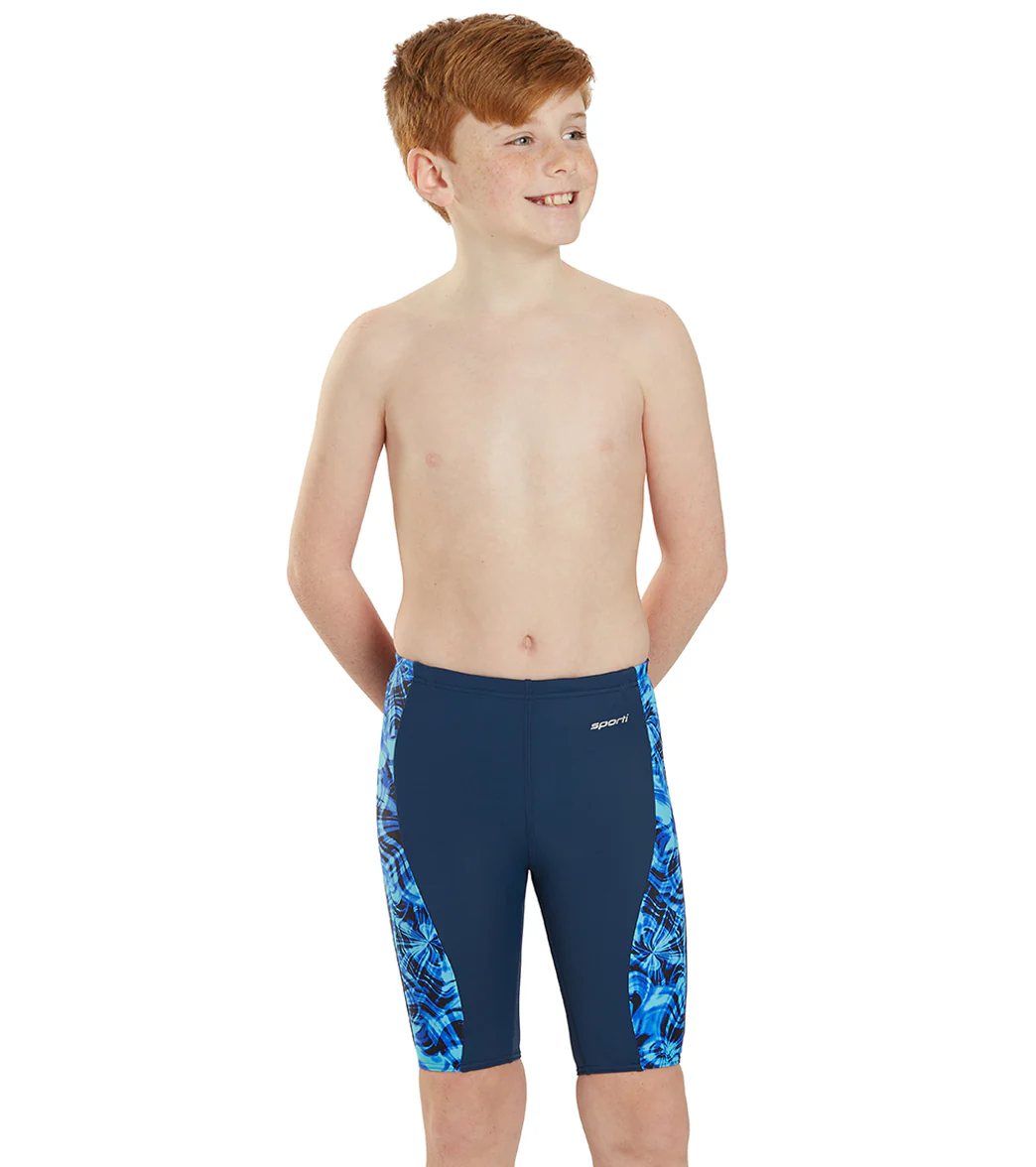 Sporti Sonic Bloom Splice Jammer Swimsuit (22-40) - Image 44