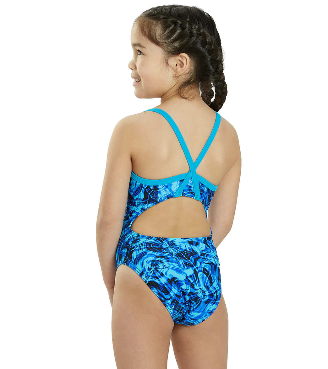 Sporti Sonic Bloom Thin Strap One Piece Swimsuit (22-40) - Image 10