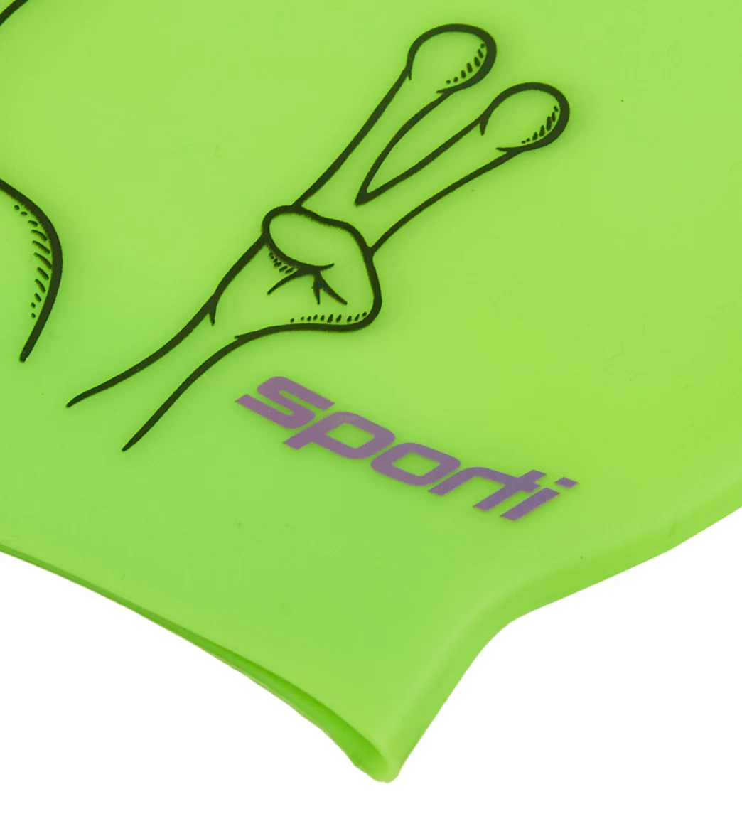 Sporti Spaced Out Silicone Swim Cap - Image 3