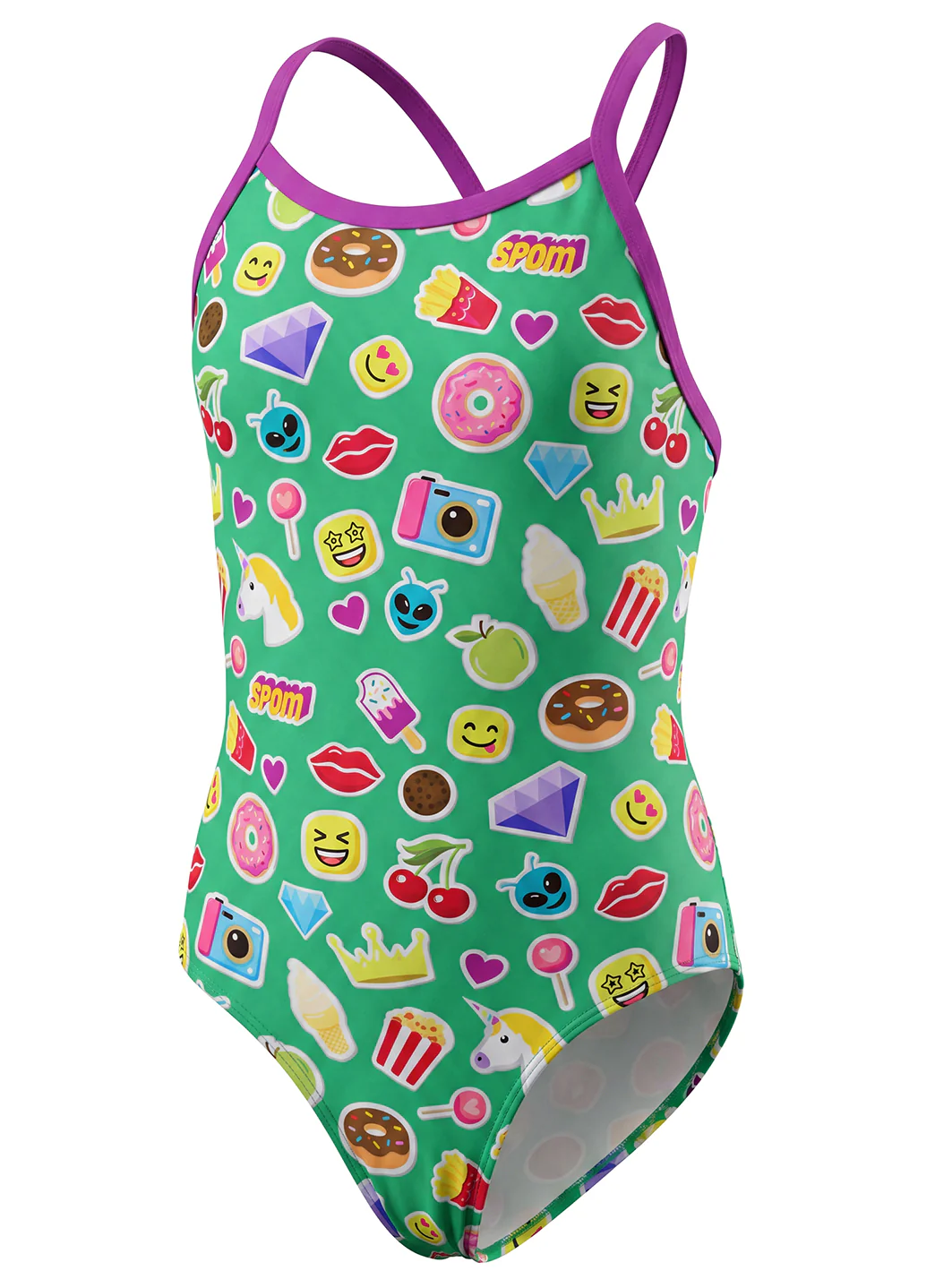 Sporti Sticker Squad Thin Strap One Piece Swimsuit (22-44) - Image 8