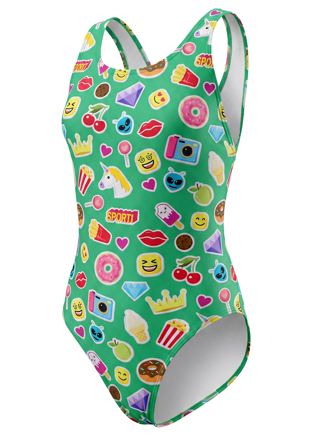 Sporti Sticker Squad Wide Strap One Piece Swimsuit (22-44) - Image 8