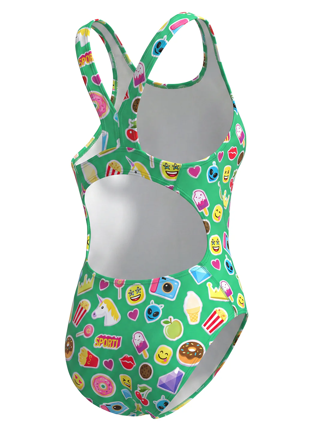 Sporti Sticker Squad Wide Strap One Piece Swimsuit (22-44) - Image 9