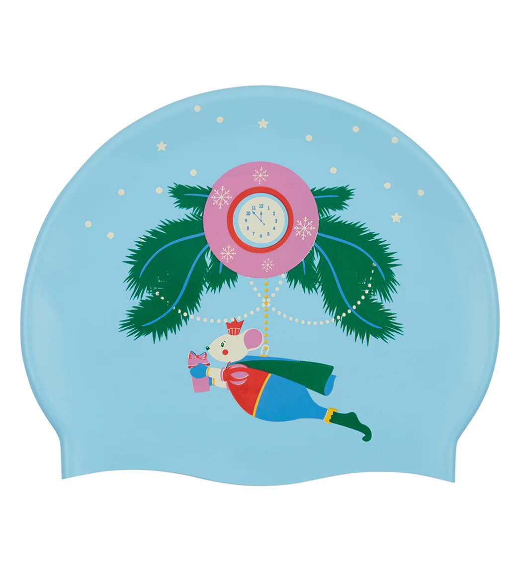 Sporti Sugar Plum Silicone Swim Cap - Image 2