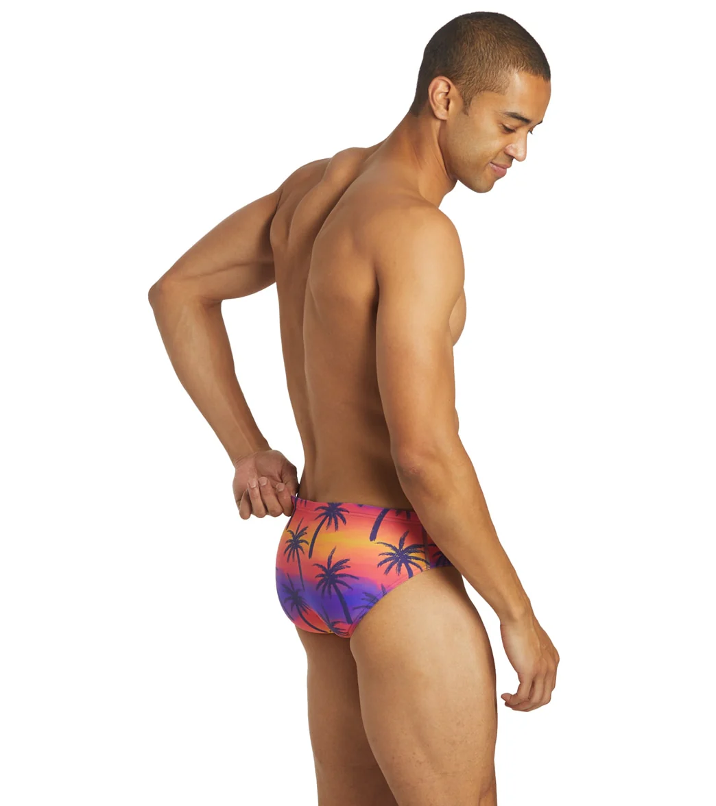 Sporti Sunset Palm Brief Swimsuit - Image 3