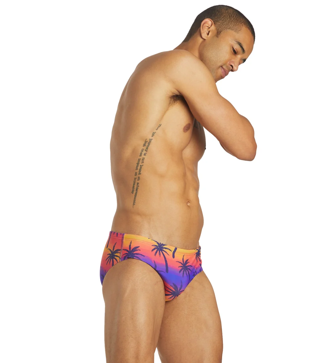 Sporti Sunset Palm Brief Swimsuit - Image 4