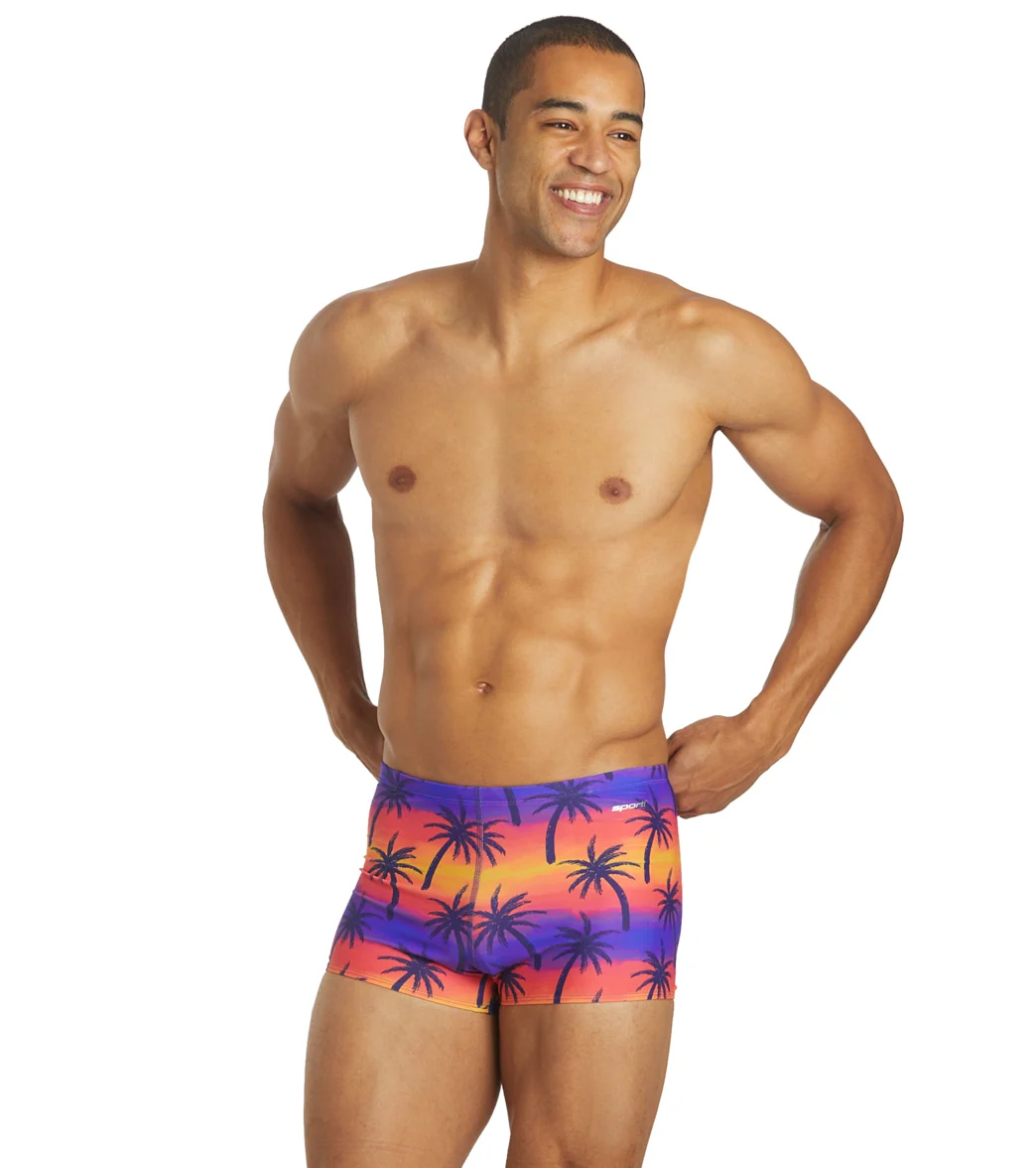 Sporti Sunset Palm Square Leg Swimsuit - Image 4
