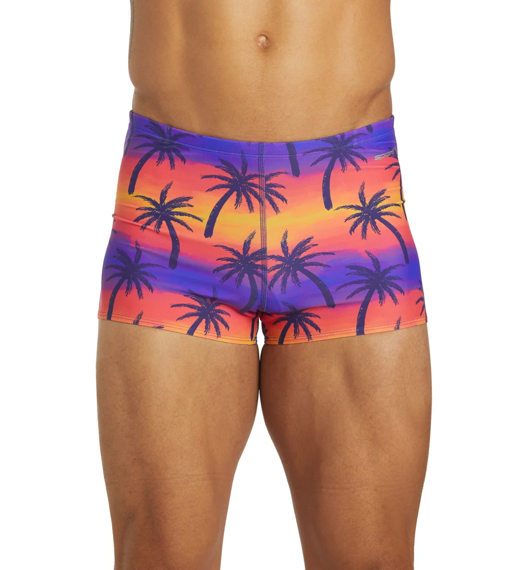 Sporti Sunset Palm Square Leg Swimsuit - Image 5
