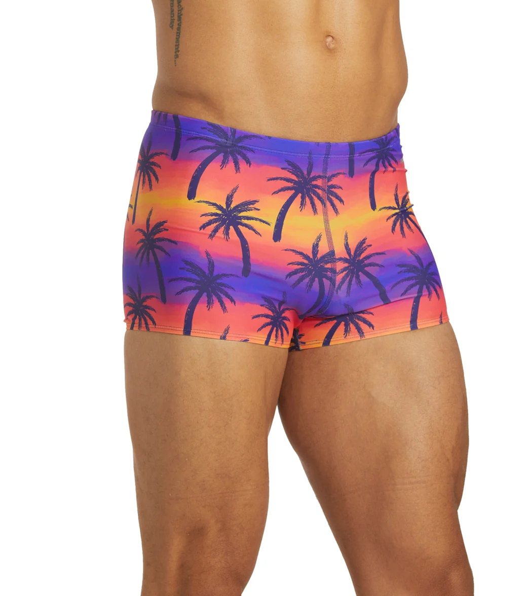 Sporti Sunset Palm Square Leg Swimsuit - Image 6