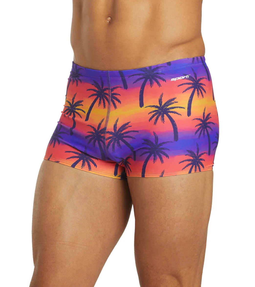 Sporti Sunset Palm Square Leg Swimsuit - Image 8