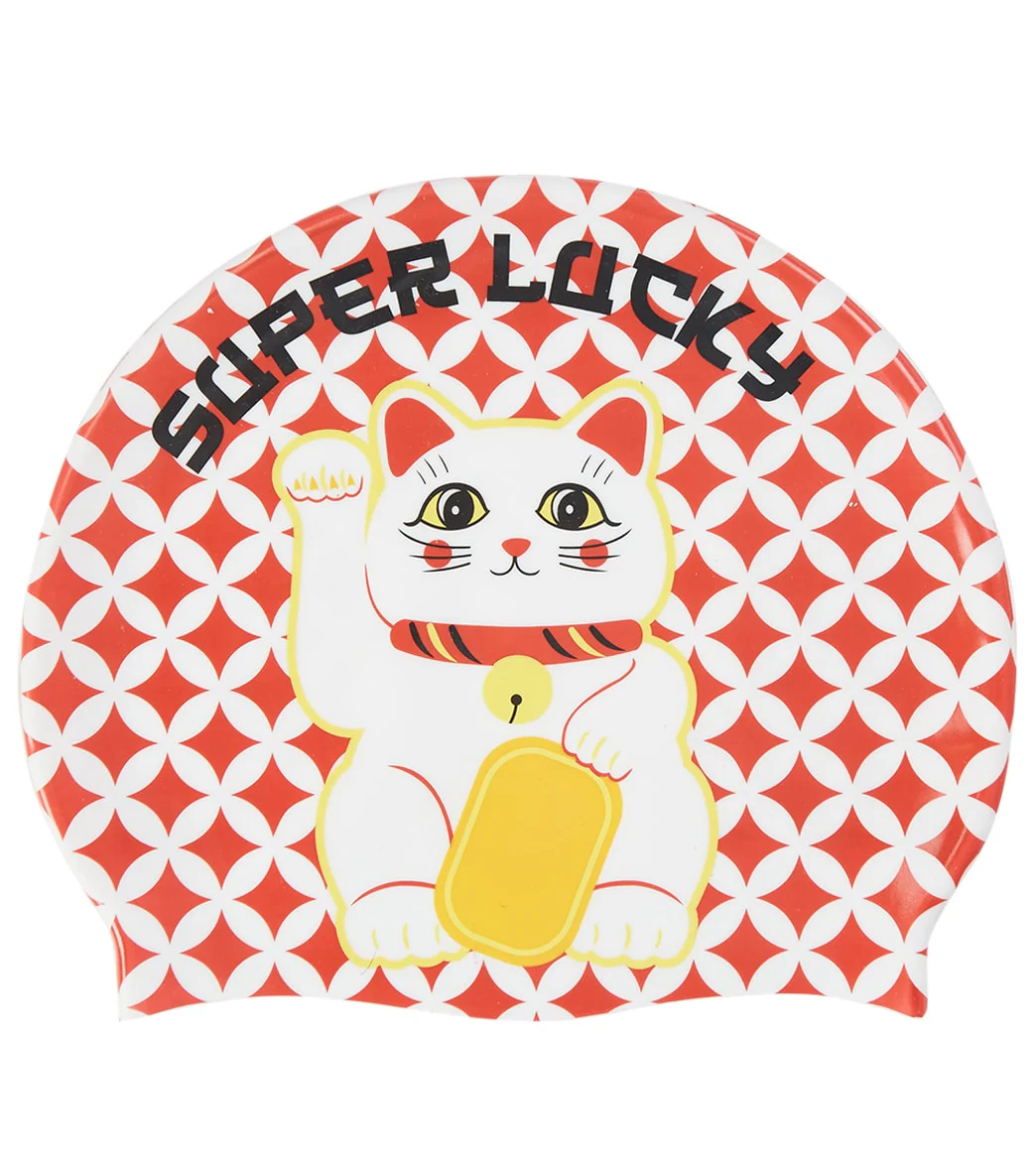 Sporti Super Lucky Silicone Swim Cap - Image 2