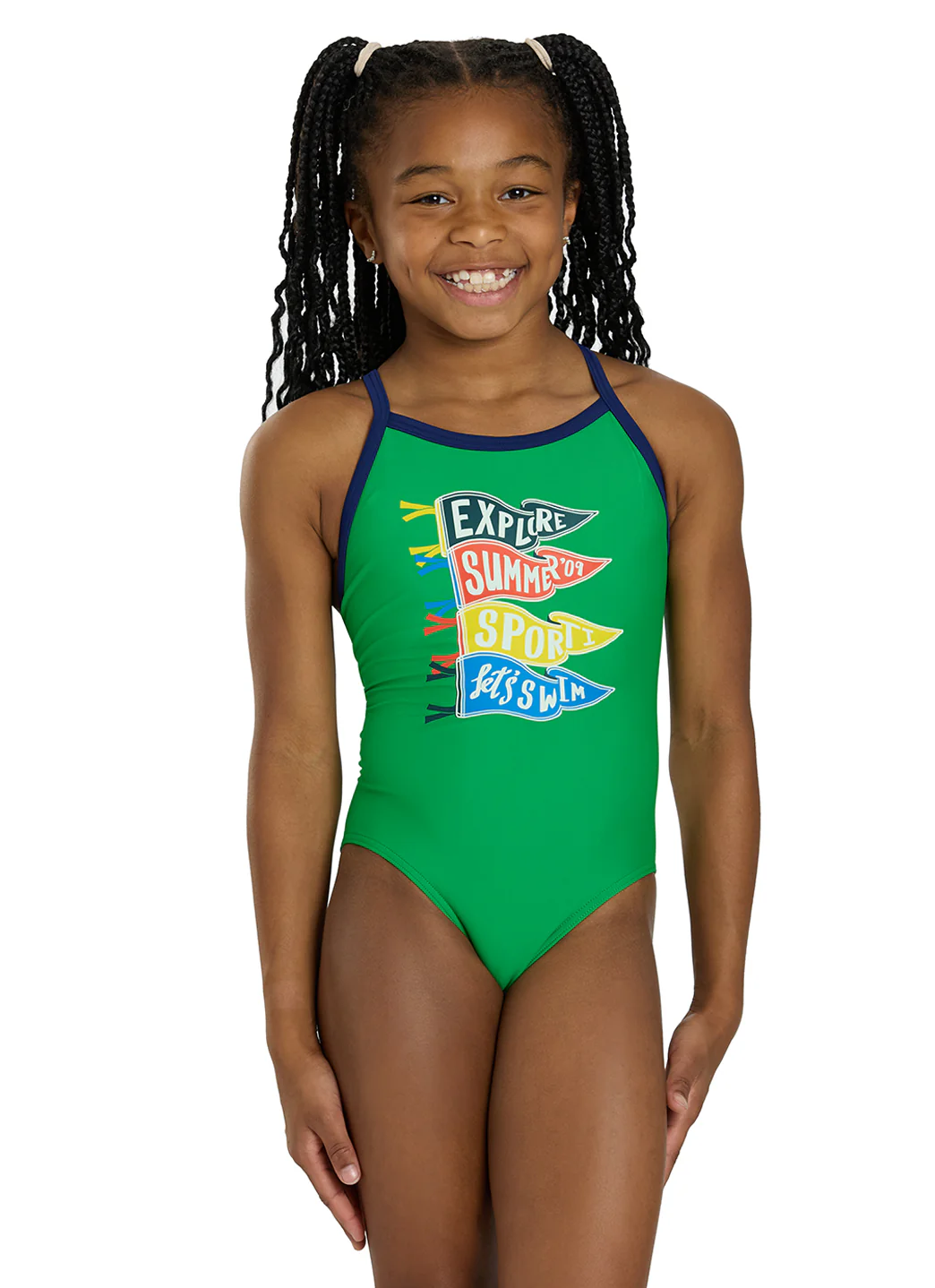 Sporti Team Spirit Thin Strap One Piece Swimsuit (22-44) - Image 10