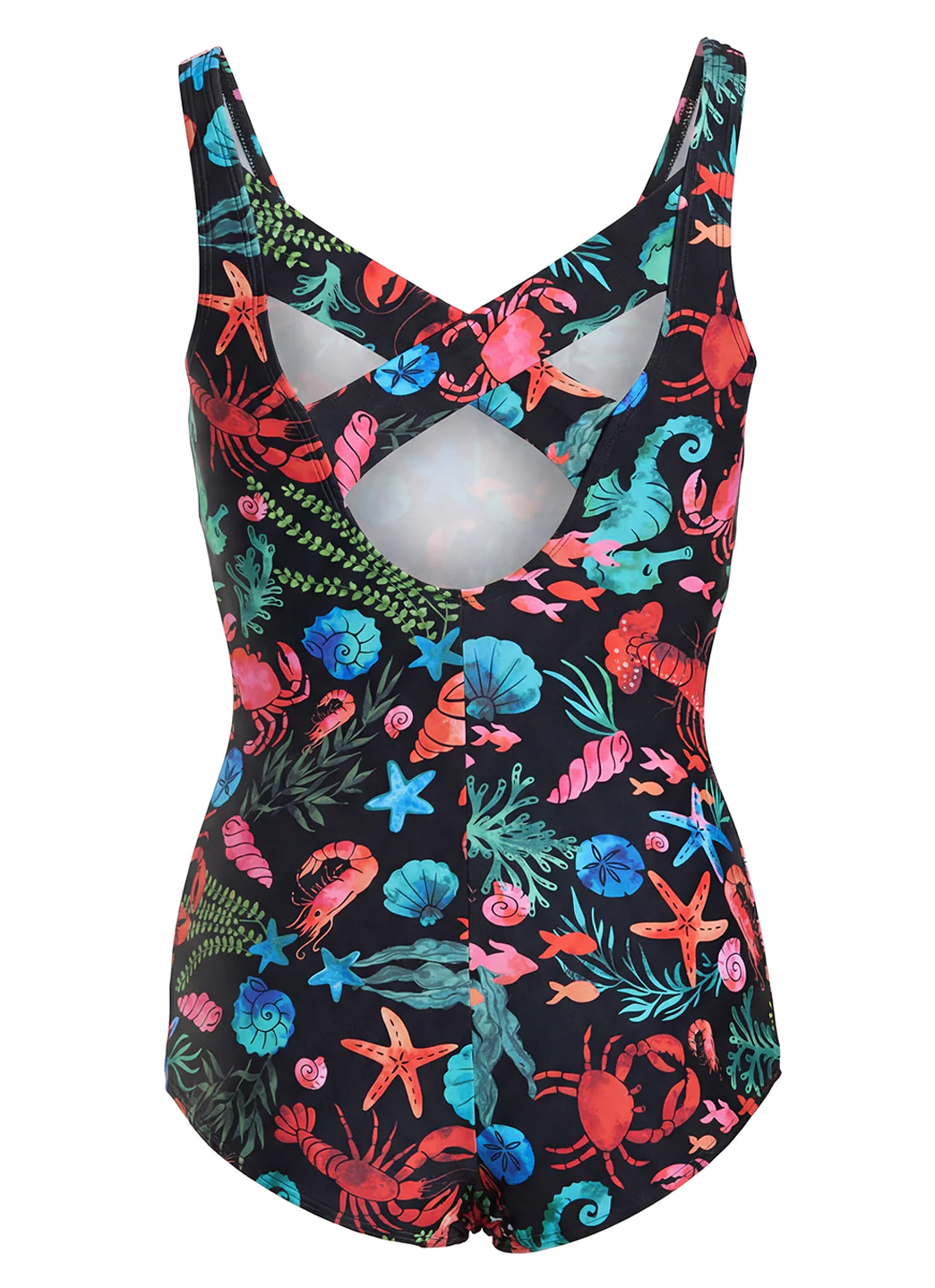 Sporti Tide Pool Moderate Printed Sweetheart One Piece Swimsuit - Image 5