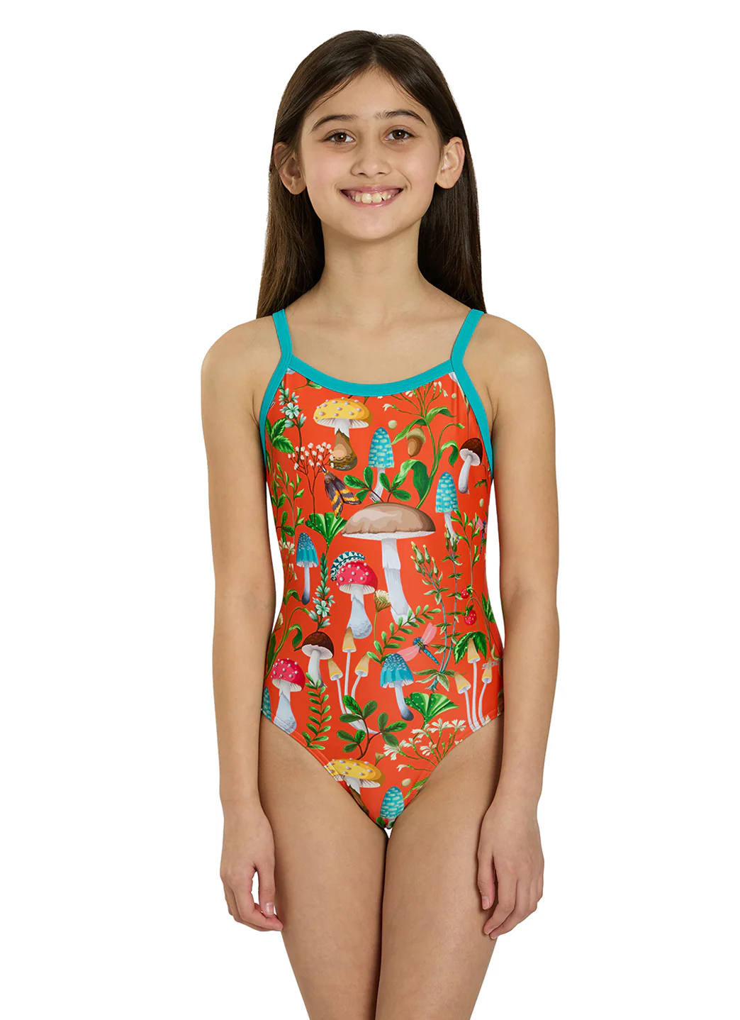 Sporti Toadstool Trails Thin Strap One Piece Swimsuit Youth (22-28) - Image 3