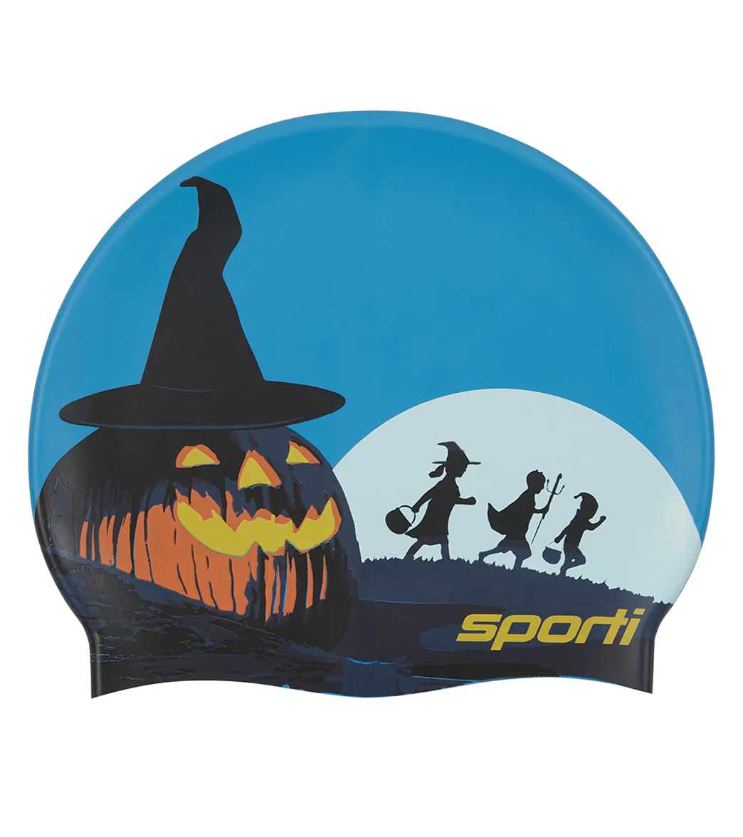 Sporti Trick or Treat Silicone Swim Cap - Image 2