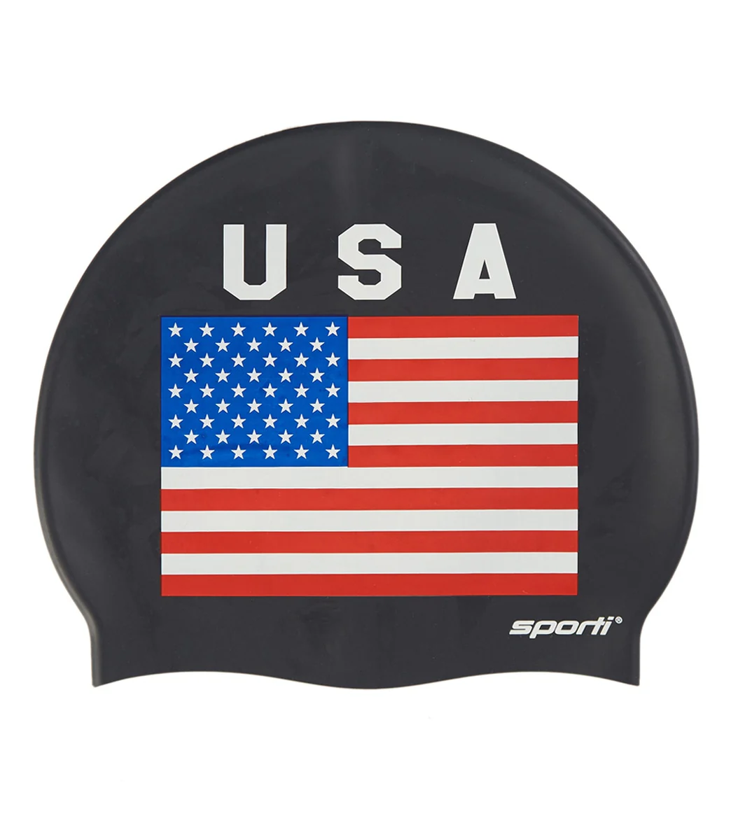 Sporti USA Silicone Swim Cap - Image 5