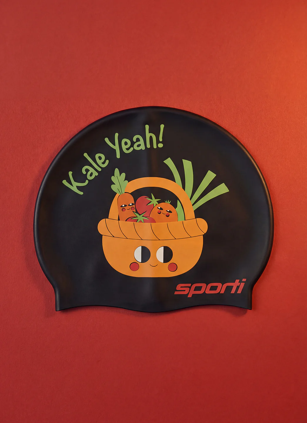 Sporti Veggies Silicone Swim Cap