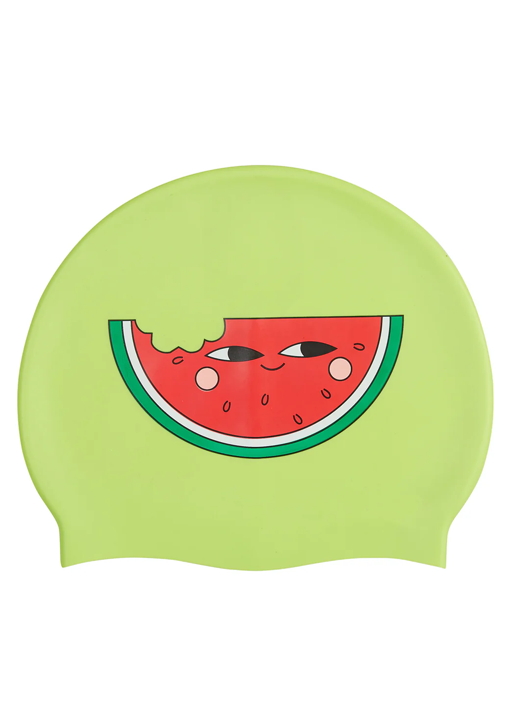 Sporti Watermelon Smile Silicone Swim Cap - Image 7