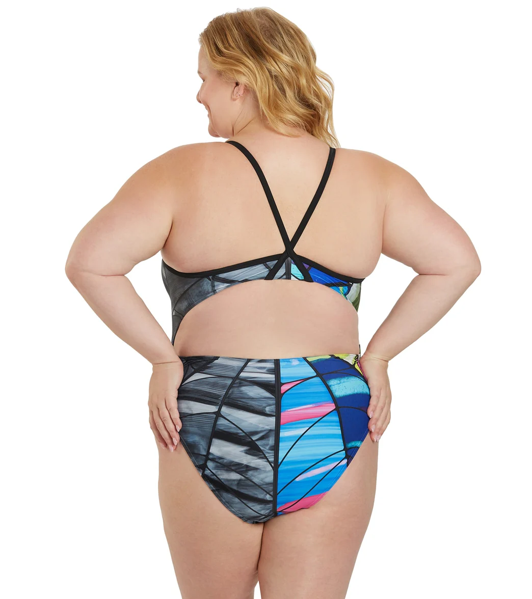 Sporti Wednesday's Web Thin Strap One Piece Swimsuit - Image 12