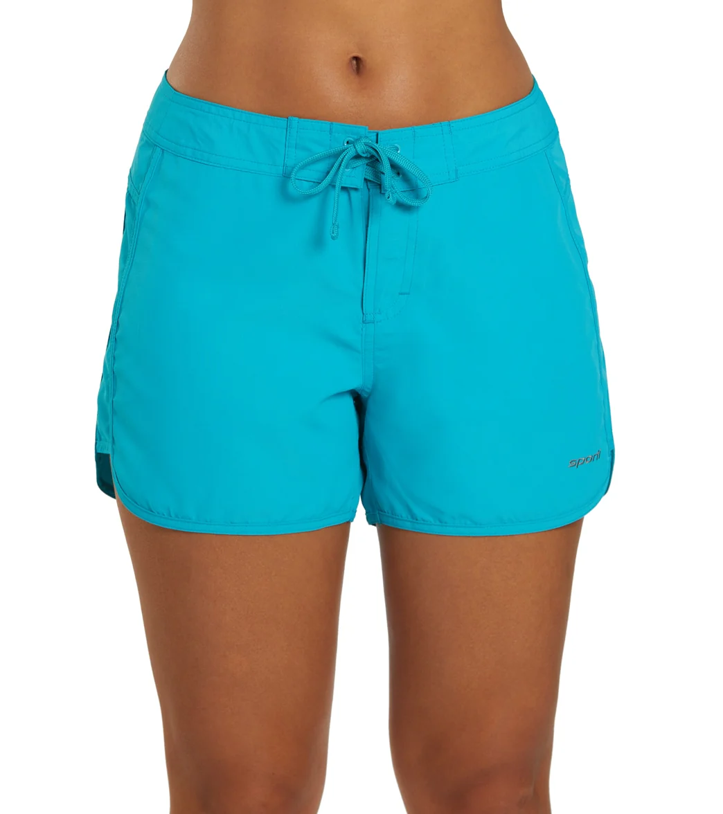 Sporti Women's Solid 4" inseam Board Short - Image 10