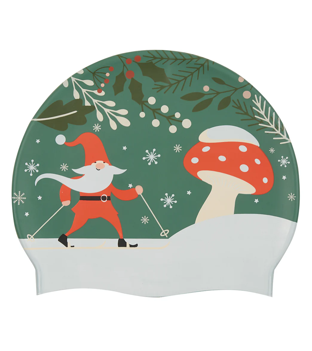 Sporti Woodland Wanderer Silicone Swim Cap - Image 2