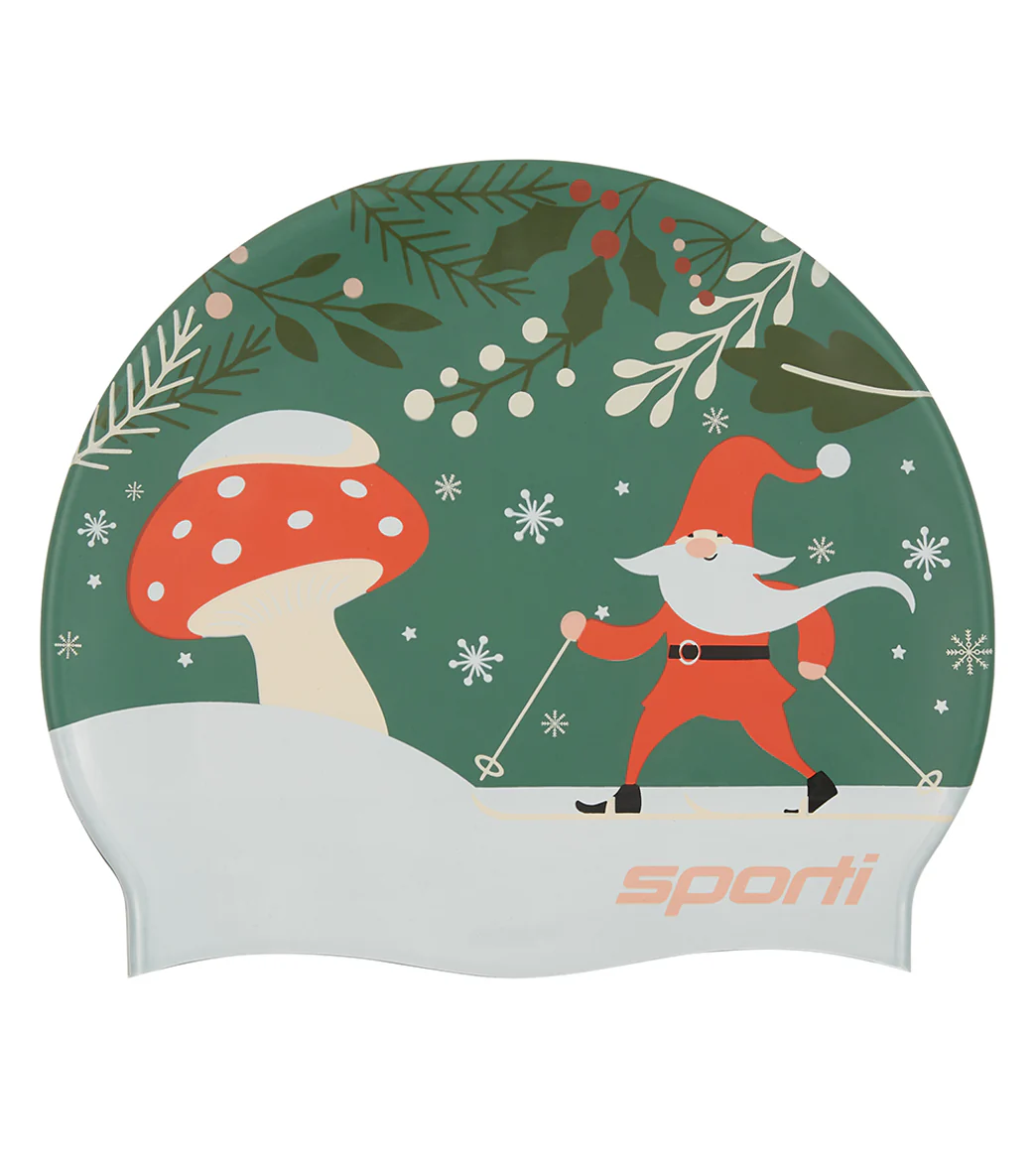 Sporti Woodland Wanderer Silicone Swim Cap - Image 5
