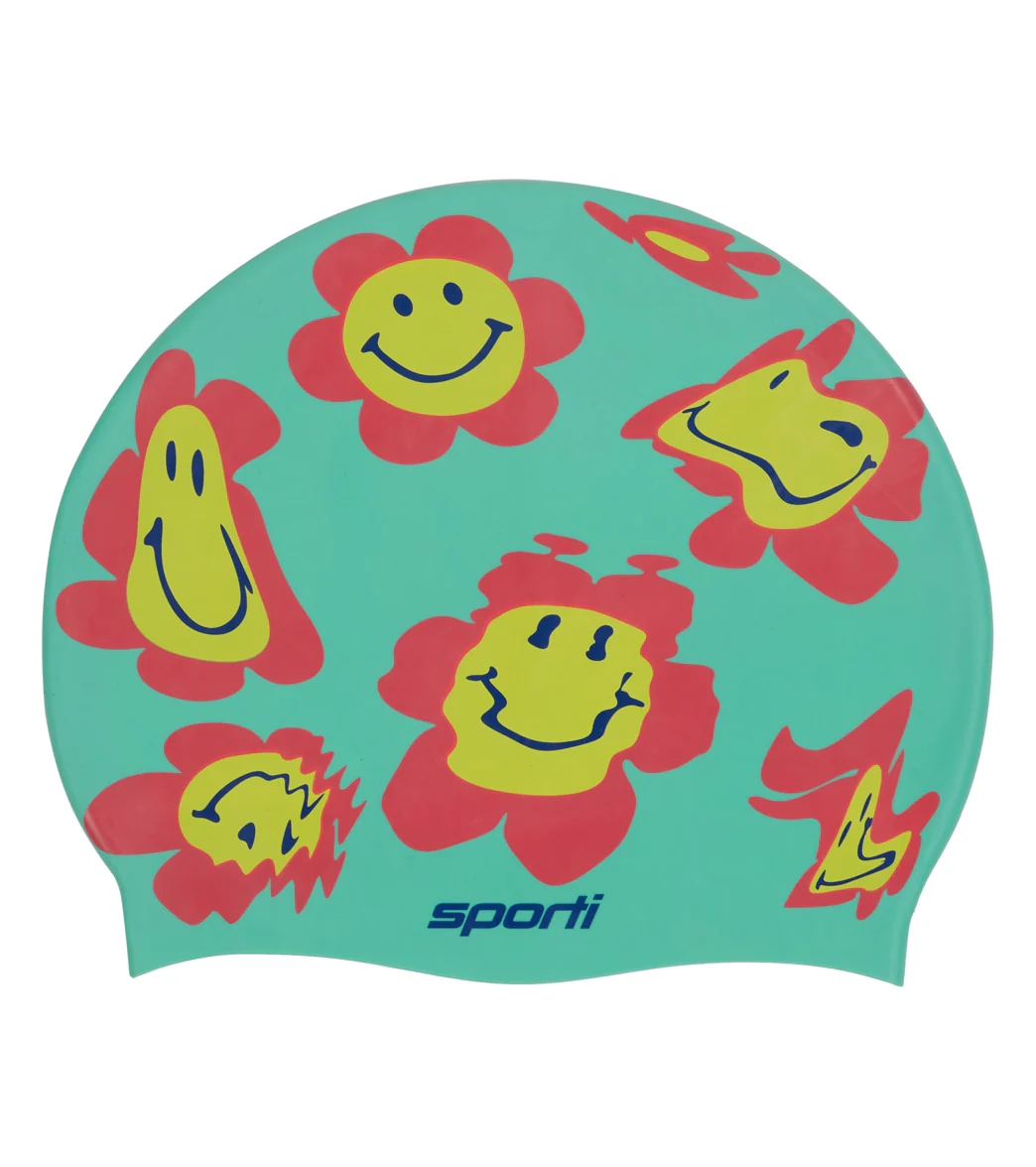 Sporti x Alex & Gretchen Walsh Groovy Silicone Swim Cap - Image 2