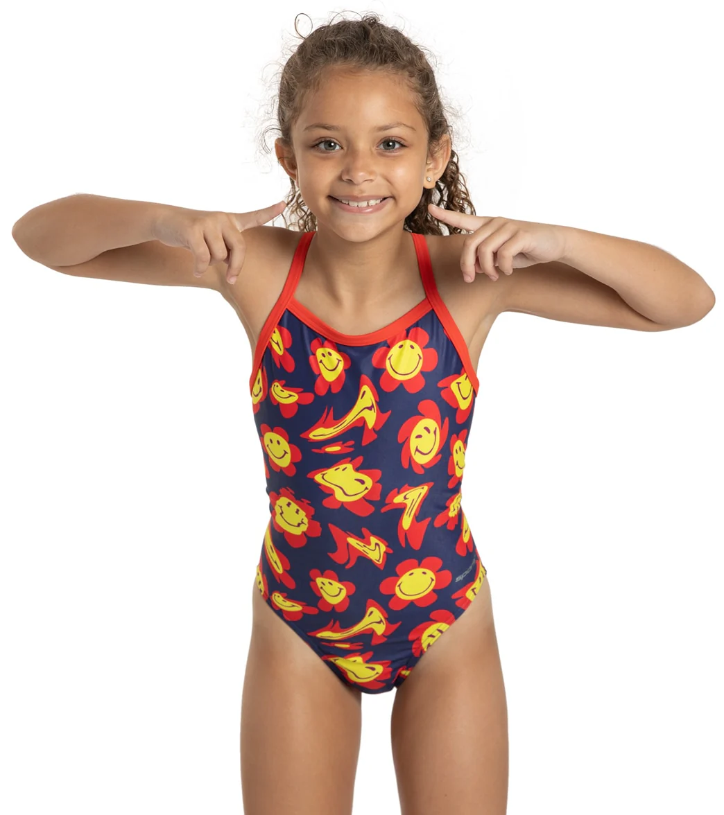 Sporti x Alex & Gretchen Walsh Groovy Thin Strap One Piece Swimsuit Youth (22-28) - Image 9