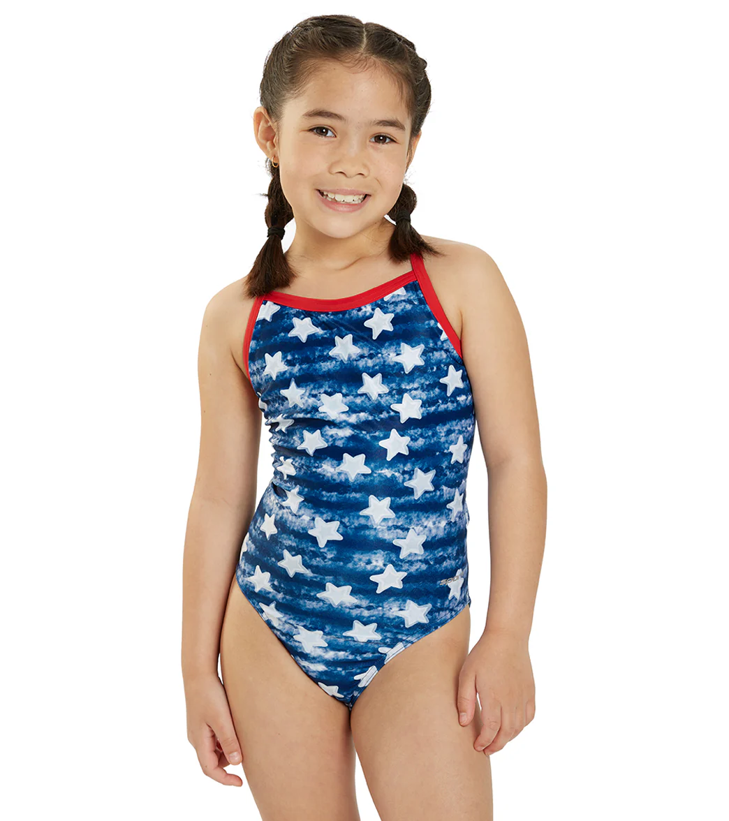 Sporti x Alex & Gretchen Walsh Pool Star Thin Strap One Piece Swimsuit Youth (22-28) - Image 6