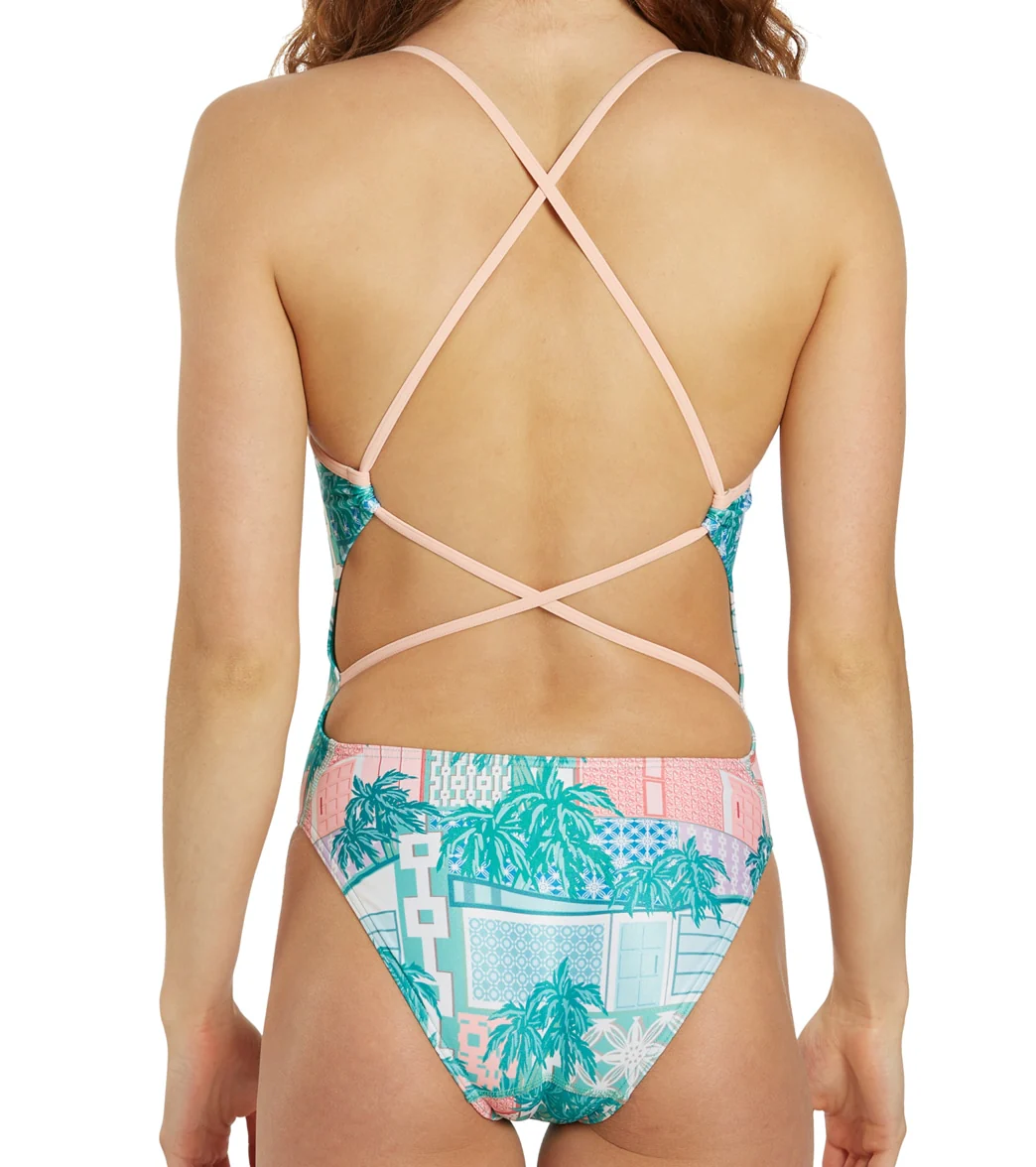 Sporti x Alex Walsh Desert House Kacey Double Cross One Piece Swimsuit - Image 10