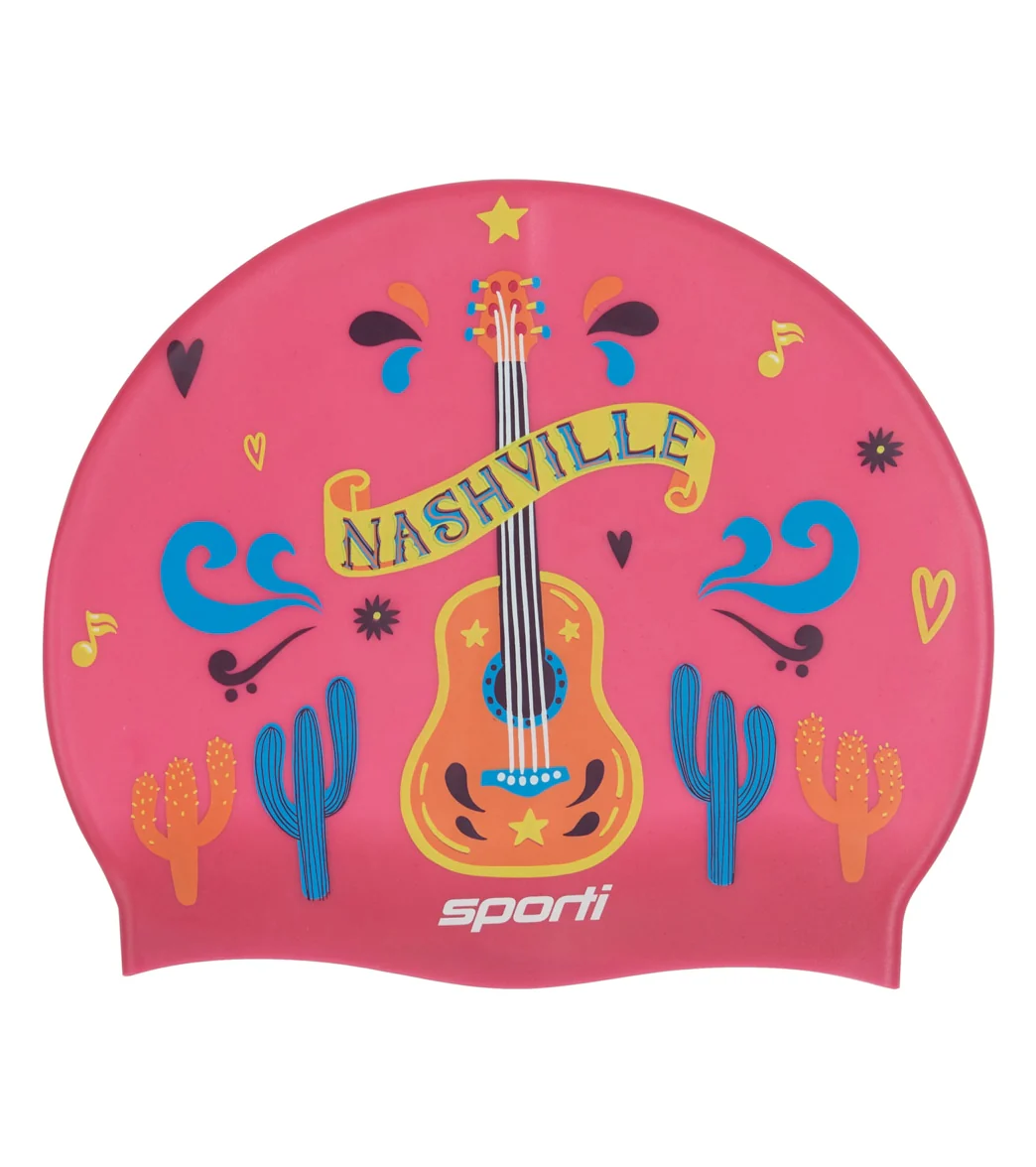 Sporti x Alex Walsh Nashville Silicone Swim Cap - Image 2