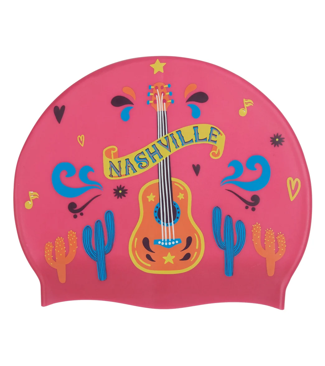 Sporti x Alex Walsh Nashville Silicone Swim Cap - Image 3