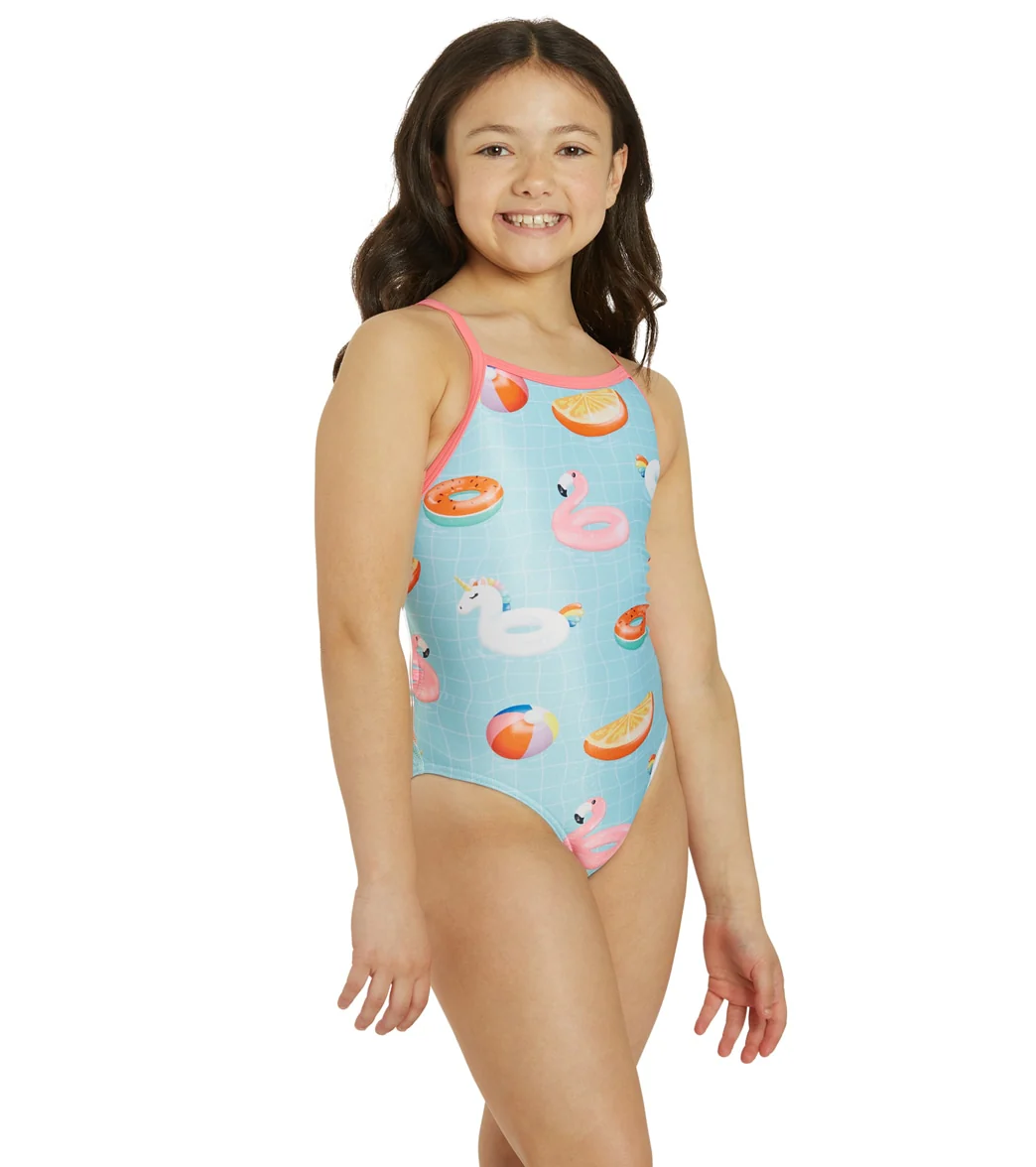 Sporti x Alex Walsh Pool Party Thin Strap One Piece Swimsuit Youth (22-28) - Image 3
