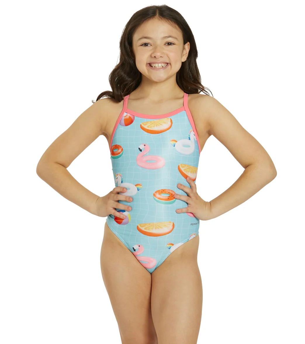 Sporti x Alex Walsh Pool Party Thin Strap One Piece Swimsuit Youth (22-28) - Image 6