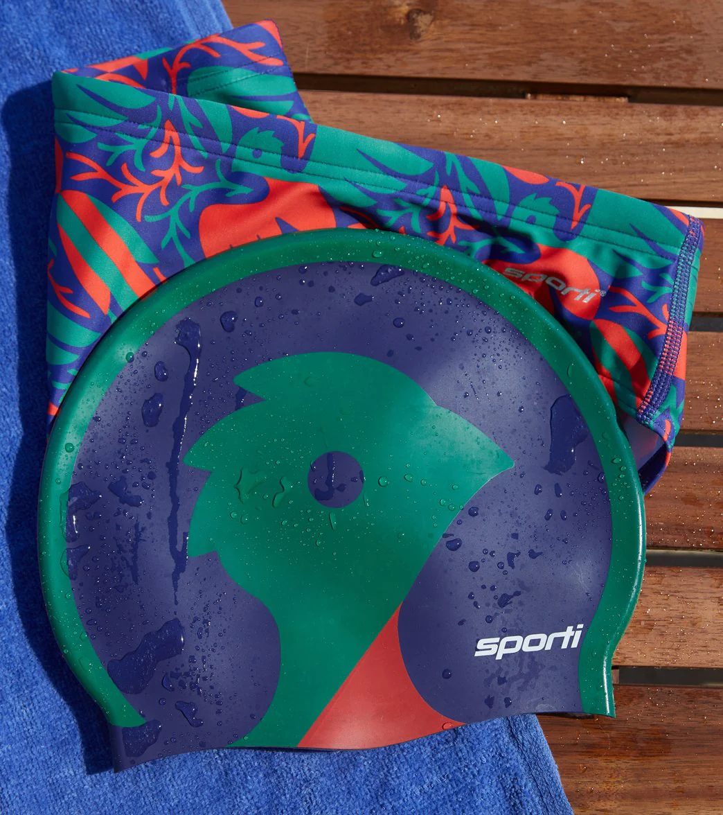 Sporti x Damian Orellana Limited Edition Chichi Silicone Swim Cap - Image 7