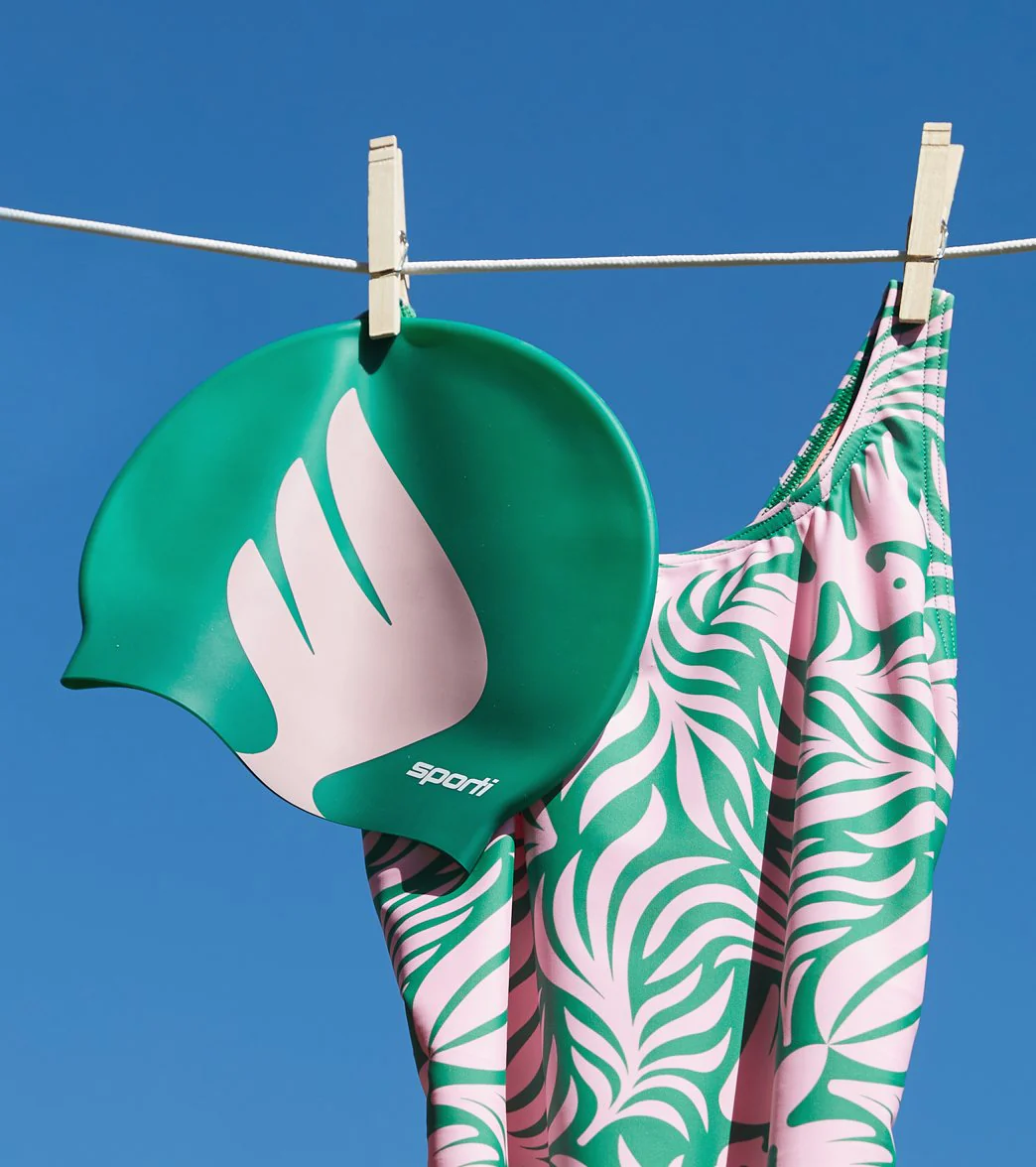 Sporti x Damian Orellana Limited Edition Primavera Silicone Swim Cap