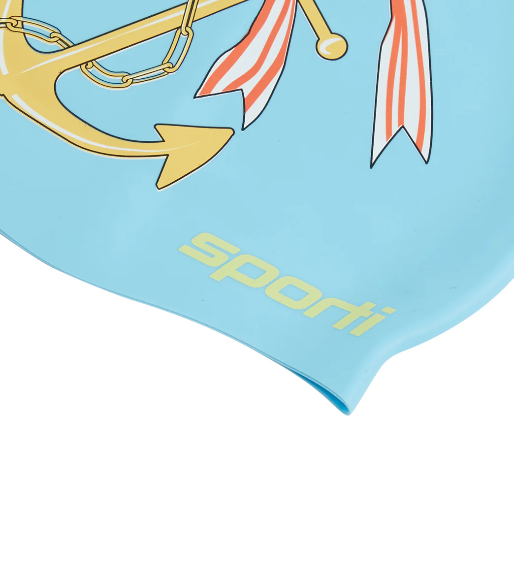 Sporti x Emma Weyant Anchor Silicone Swim Cap - Image 7