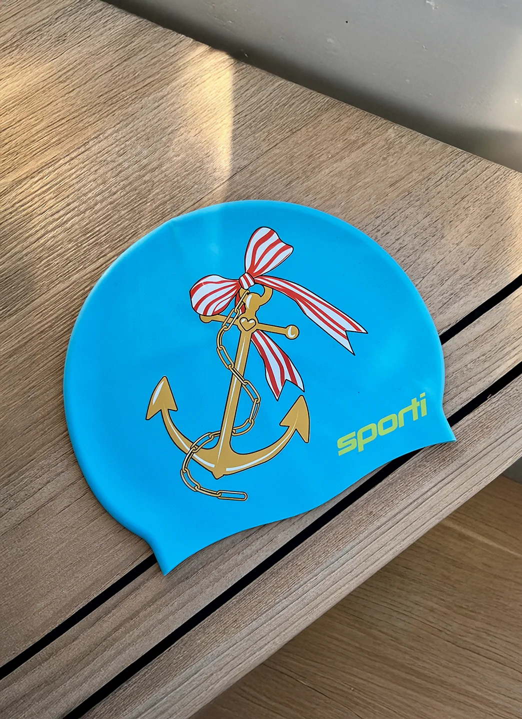 Sporti x Emma Weyant Anchor Silicone Swim Cap - Image 9