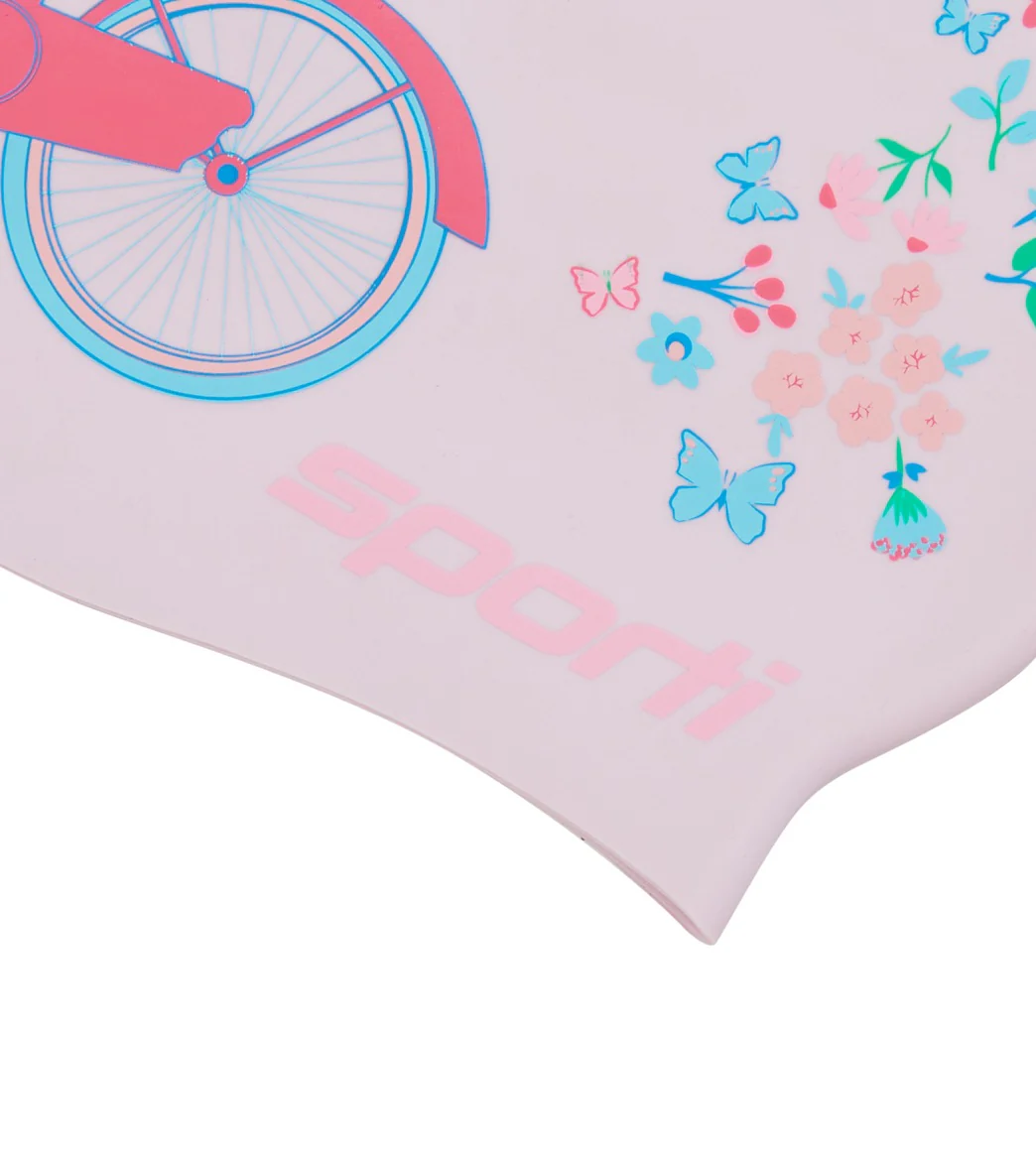 Sporti x Emma Weyant Catalina Island Silicone Swim Cap - Image 4
