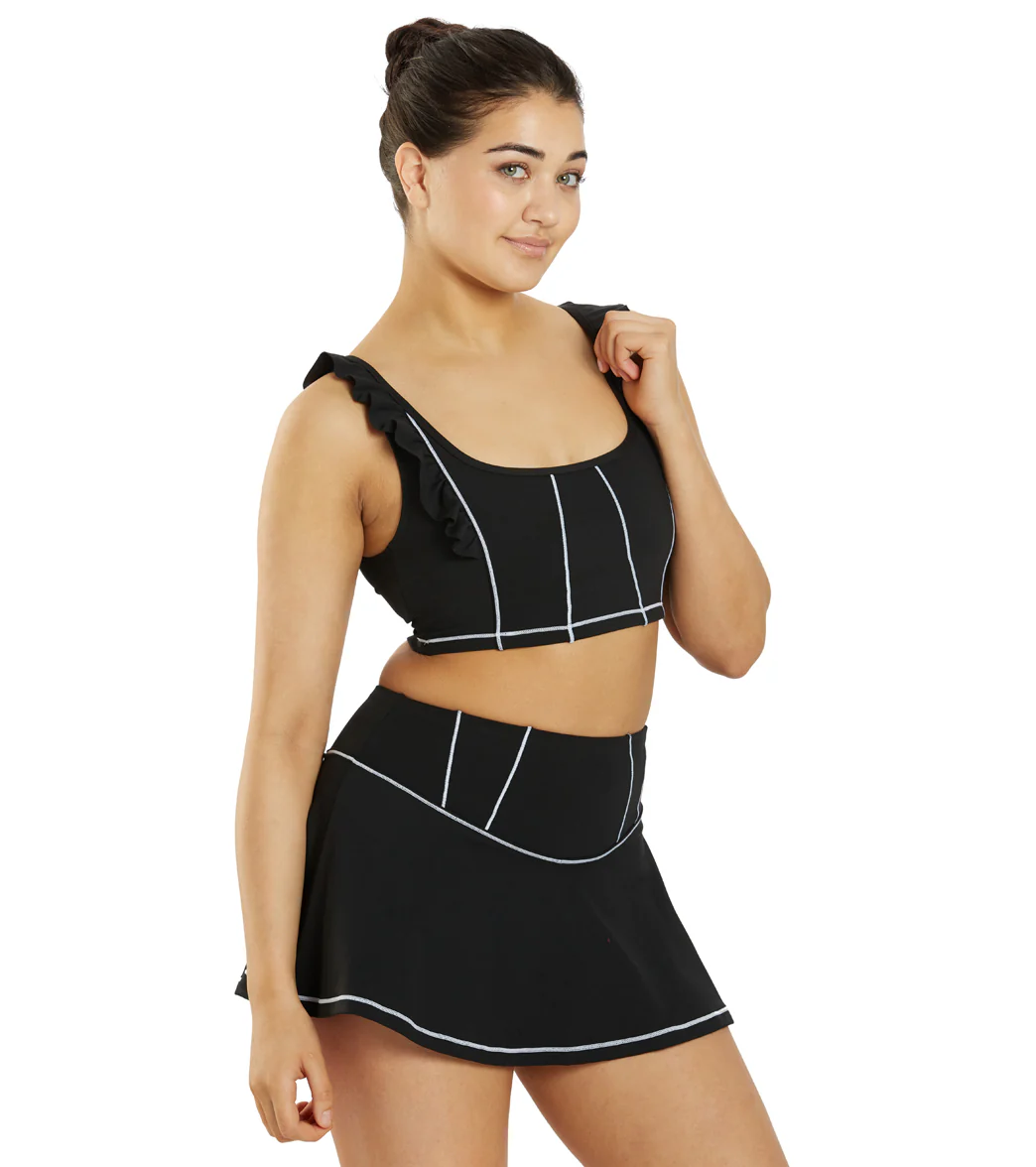 Sporti x Emma Weyant Caviar Ava Cropped Corset Tank - Image 10