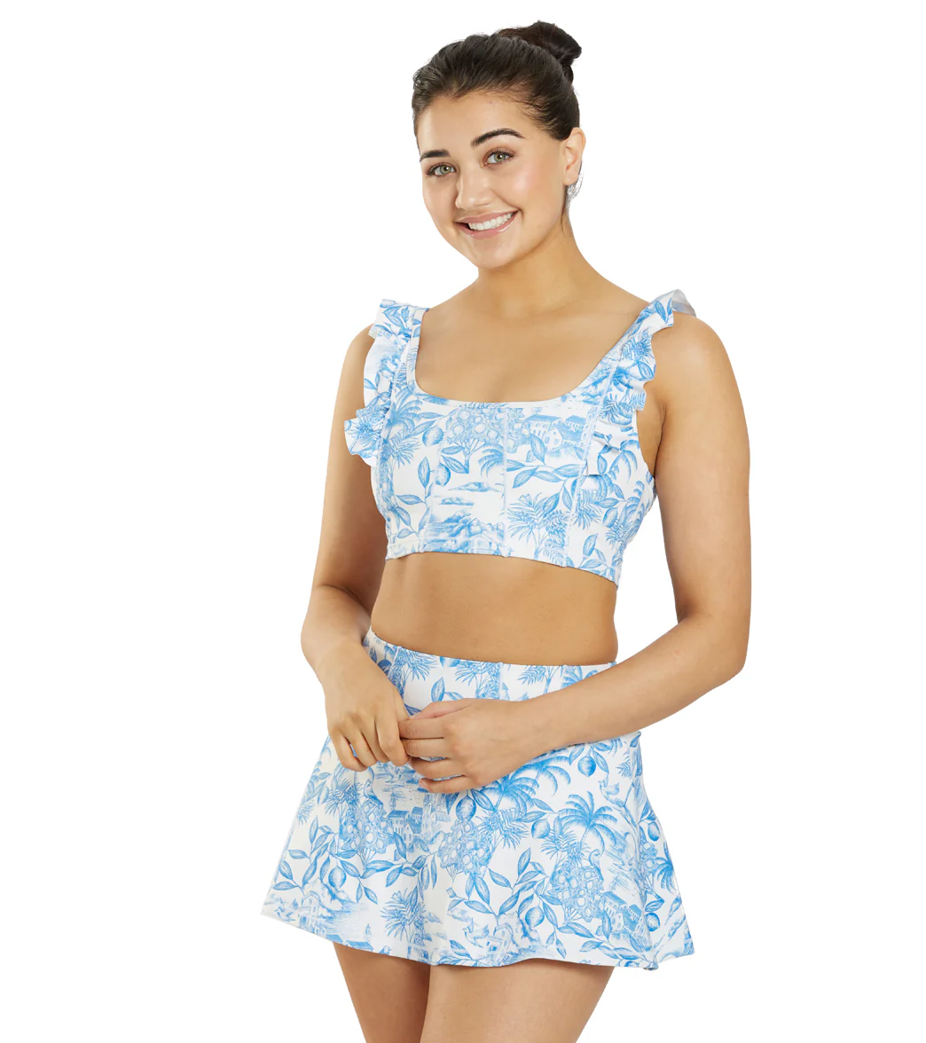 Sporti x Emma Weyant Riviera Ava Cropped Corset Tank - Image 11
