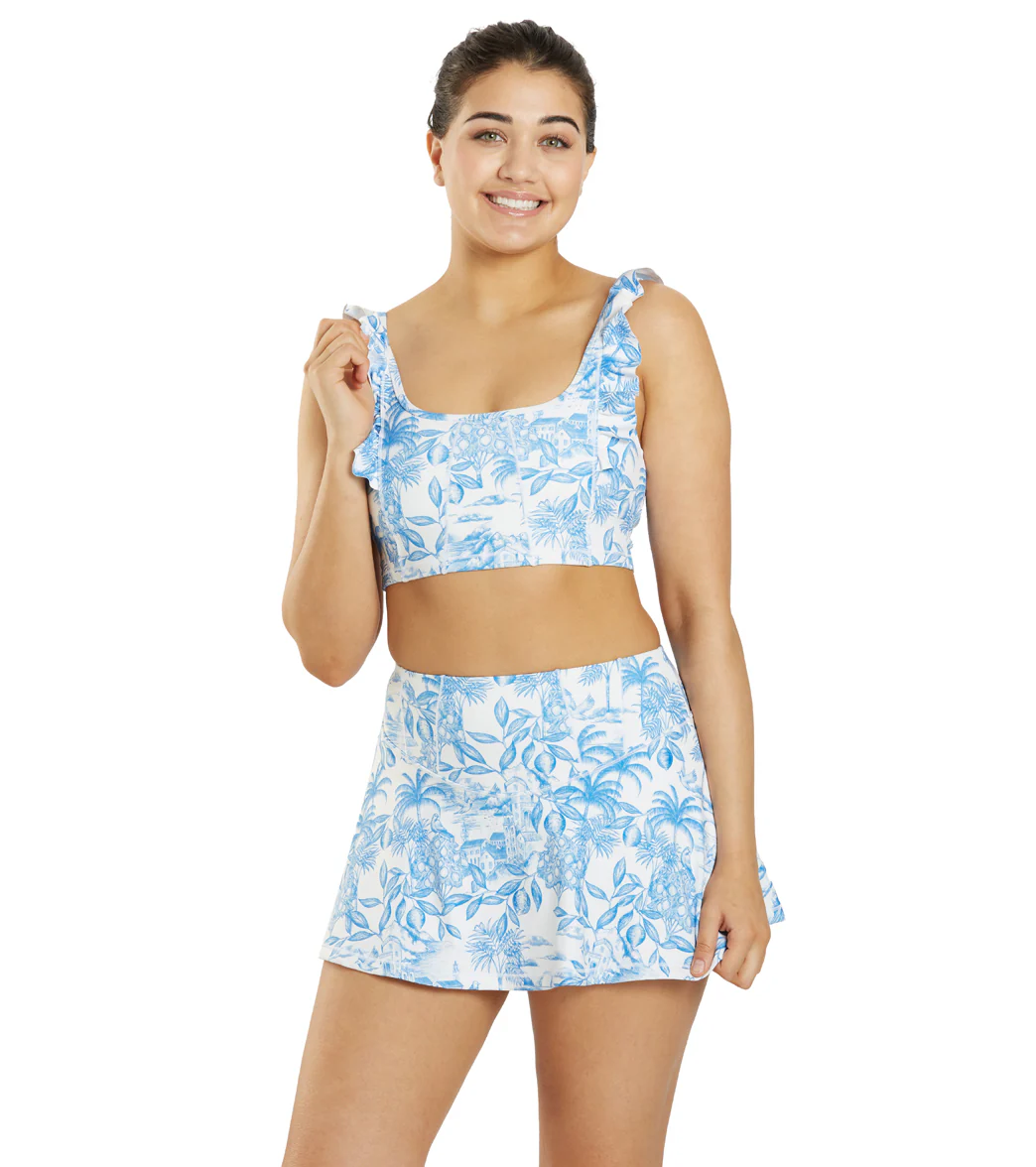 Sporti x Emma Weyant Riviera Ava Cropped Corset Tank - Image 8