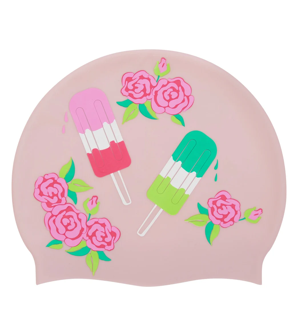 Sporti x Emma Weyant Summer Treats Silicone Swim Cap - Image 3