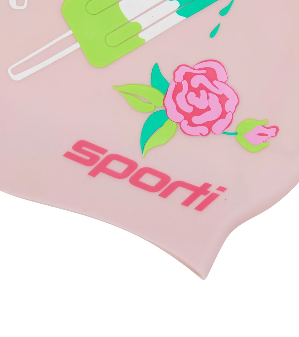 Sporti x Emma Weyant Summer Treats Silicone Swim Cap - Image 4