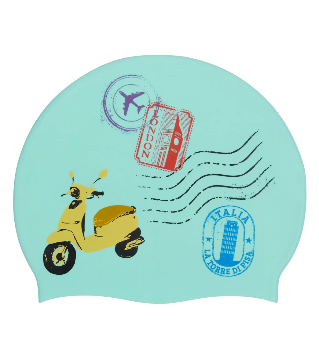 Sporti x Gretchen Walsh Beep Beep! Silicone Swim Cap - Image 3